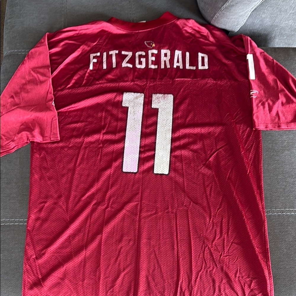 NFL Reebok Red Football Jersey with Number 11. XL